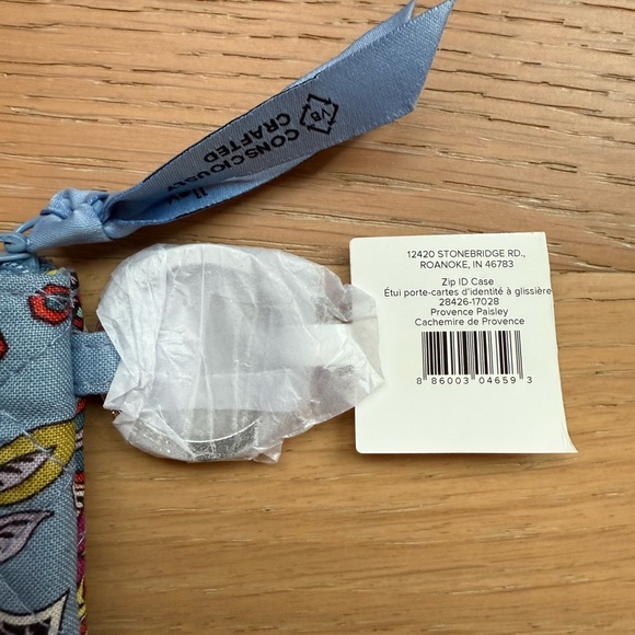 NWT Vera Bradley Zip ID case, Provence Paisley - Picture 5 of 7